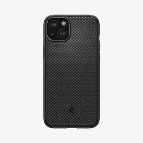 ACS06597 - iPhone 15 Pro Max Case Mag Armor (MagFit) in matte black showing the back
